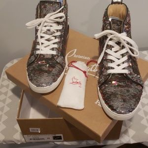 Christian Louboutin Bip Bip Orlato Flat Paillettes